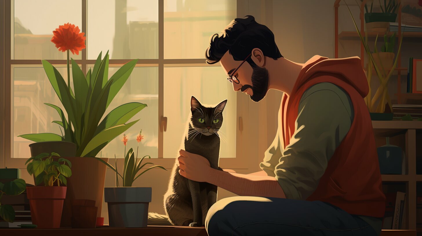 Wie halte ich Katzen von Zimmerpflanzen fern Top Tipps für